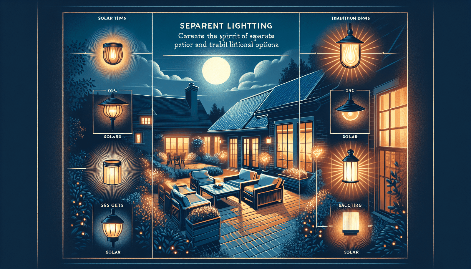 Patio Lighting: Solar Vs Traditional Options